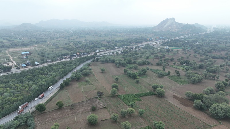 Manohar Bagh Farmland Aerial View